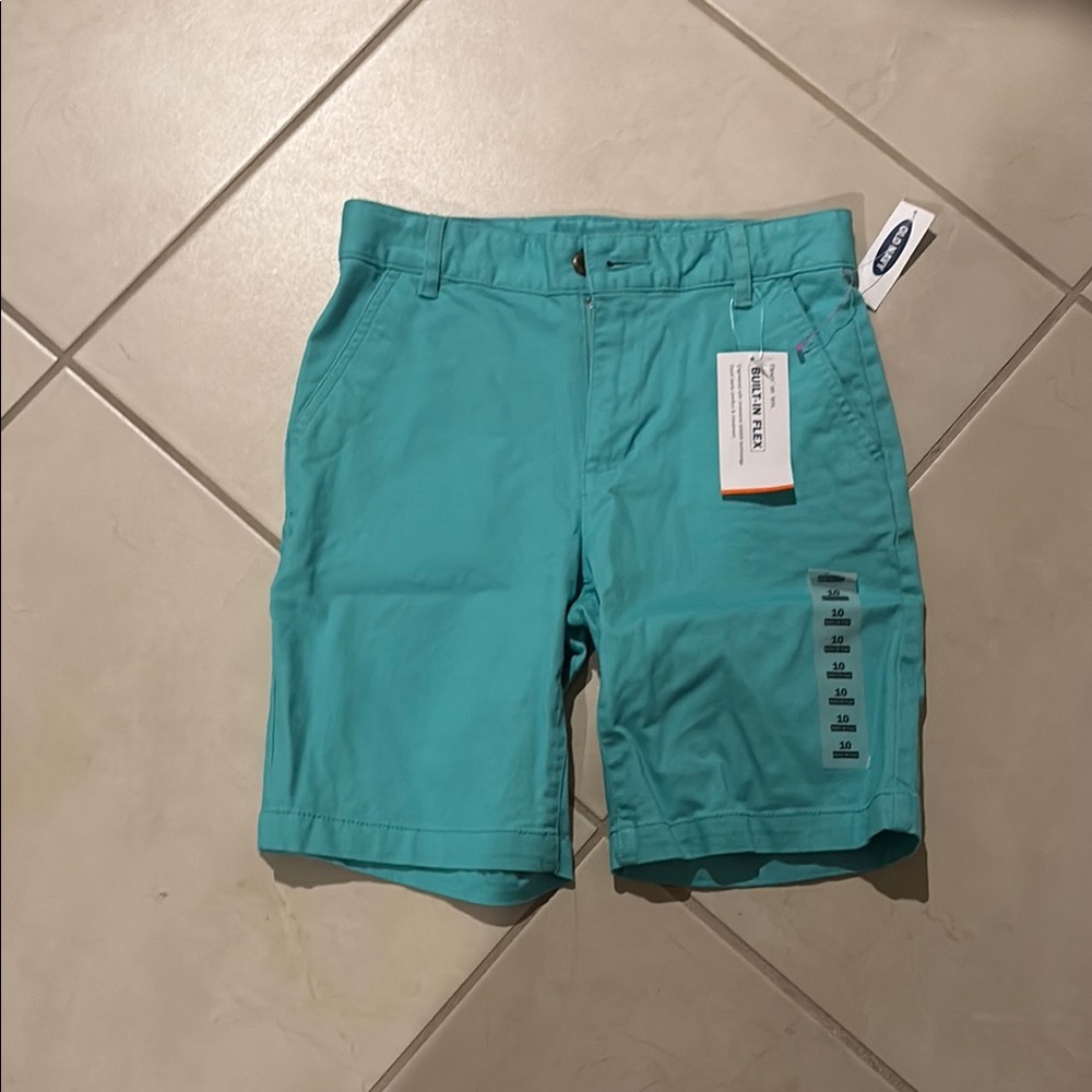 NWT girls sz 10 old navy Bermuda shorts inner cinch 1502